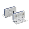 Bisagra de ducha de acero inoxidable resistente con pivote de puerta de vidrio templado