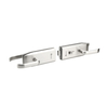 Cerradura de puerta de vidrio con manija de nivel de forma cuadrada de aleación de zinc de buena calidad