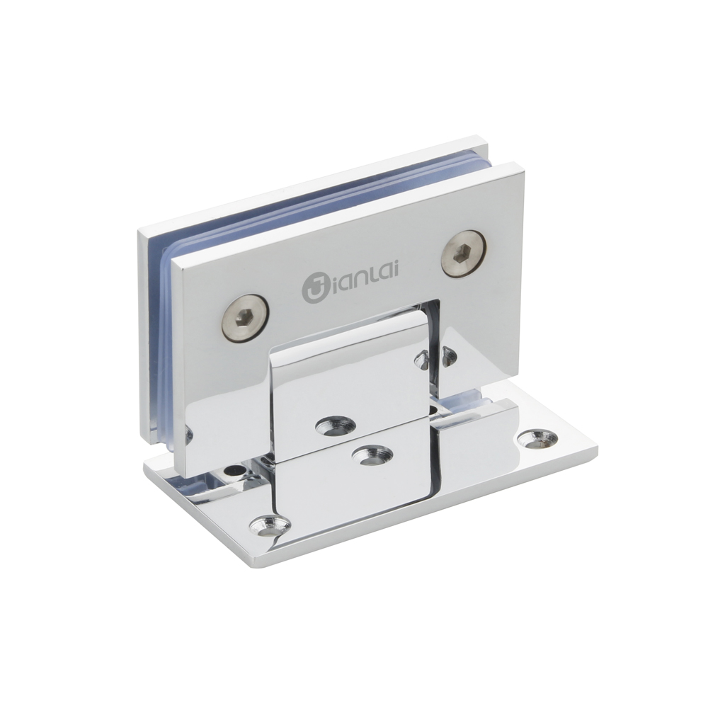 Bisagra de ducha de acero inoxidable resistente con pivote de puerta de vidrio templado
